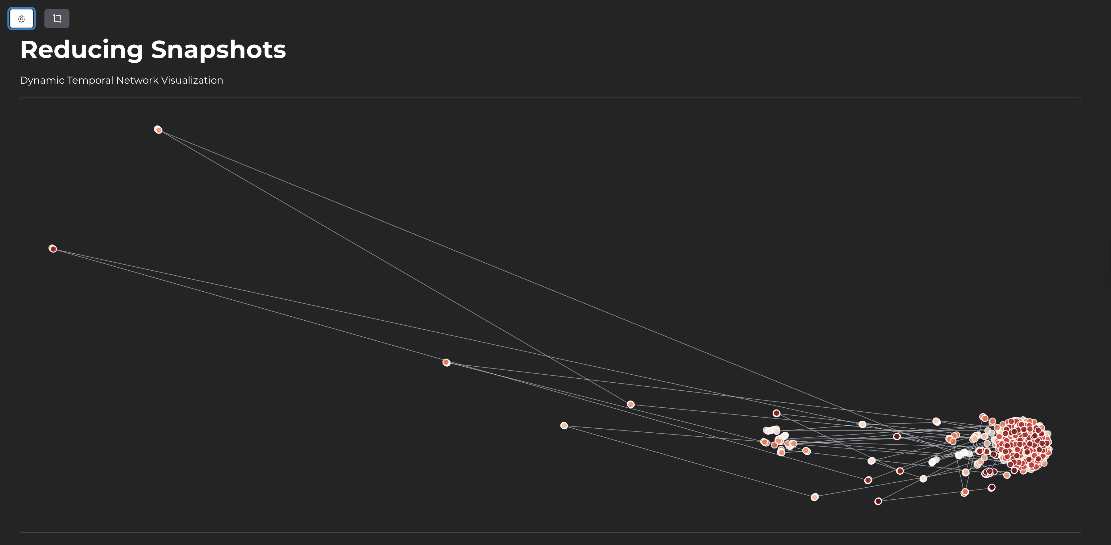 Main interface showing 2D projection with connected trajectory